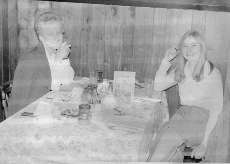 Mom and Gery at Cedar Inn